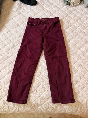 Crewcuts Maroon Kids Jeans